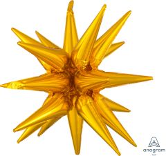 Magic Starburst 35" Gold Balloon