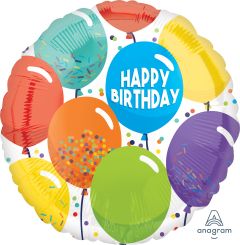18" Birthday Celebration Balloons