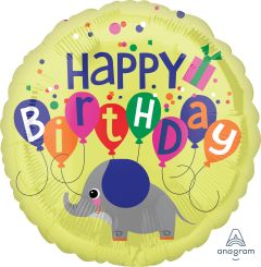 18" Elephant Birthday Balloon