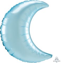 Crescent 26" Satin Pastel Blue Balloon