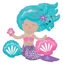 CI: Figurine Shimmering Mermaid Balloon