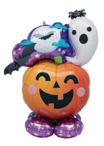 Airloonz Fun and Spooky Ghost and Pumpkin Balloon