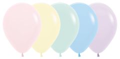 05" Pastel Matte Assortment (50pcs) Sempertex Balloons