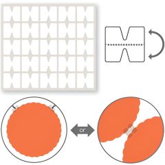 Adhesive Butterfly Tab (100pcs)