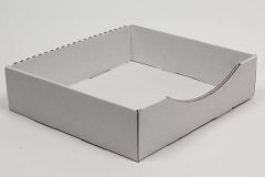 Balloon Gift Tray Single Cutaway White (15pcs)