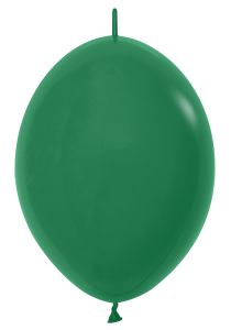 12" Fashion Forest Green Link-O-Loons (25pcs) Sempertex Balloons