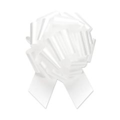 Pull Bow 8" White